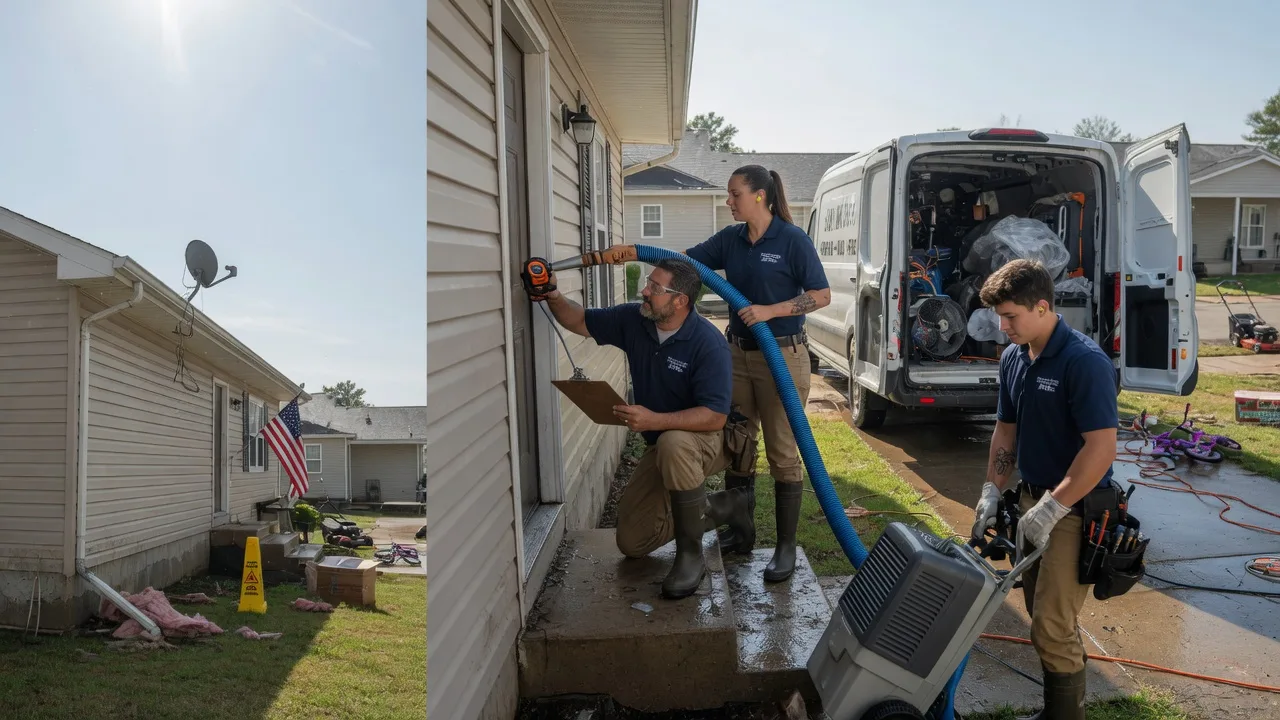 Ceiling Water Damage Restoration in Mount Carmel, IL near me